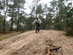 Mountainbike route Otterlo zandbank