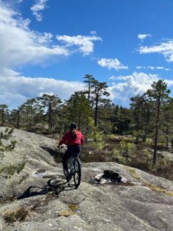 Mountainbiken in Telemark Noorwegen